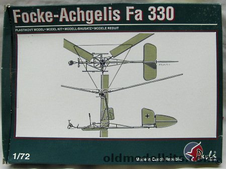 Pavla 1/72 Focke-Achgelis FA-330 Helicopter, 72015 plastic model kit